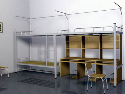 怎么安装上下铺铁床