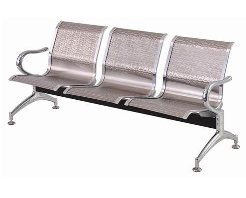 机场椅003 不锈钢座板 不锈钢扶手脚