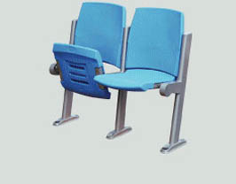 阶梯教室002 中空吹塑排椅