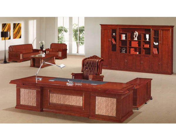 JB-D2932总裁台 JB-D2928总裁台 JB-C638八门书柜 JB-S887沙发