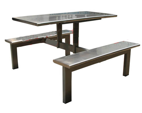 不锈钢餐桌椅005