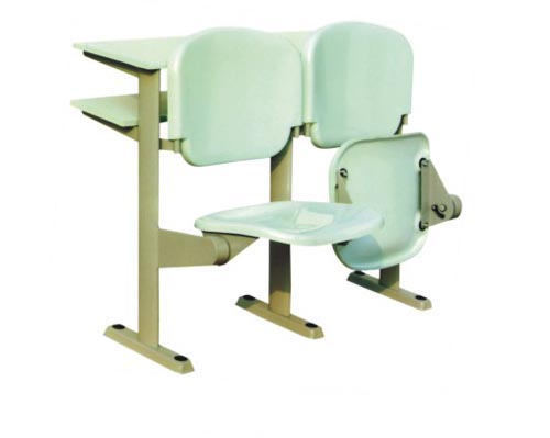 JB-612玻璃钢连体课桌椅