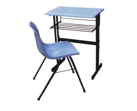玻璃钢单人课桌椅