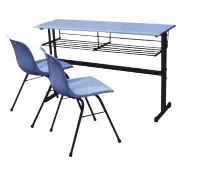 玻璃钢双人课桌椅