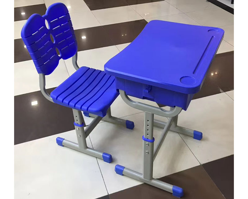YM-625 单人升降塑钢课桌椅